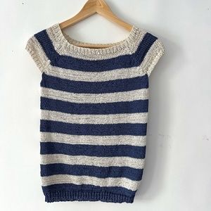 Vintage cap sleeved sweater
